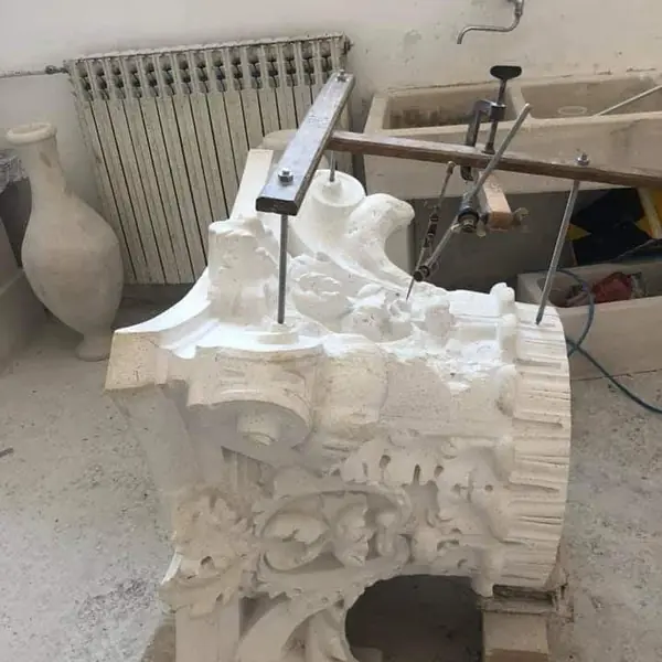 Remedial building work in progress