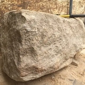 Harbour seawall sandstone restoration in progress
