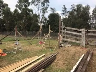 Rural property structural fencing and post installation